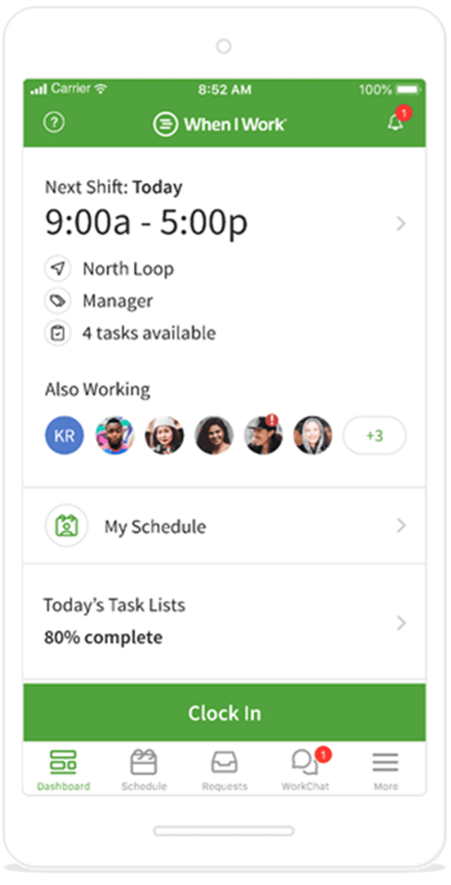 When I Work on a mobile device