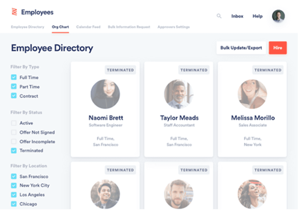 TriNet employee directory