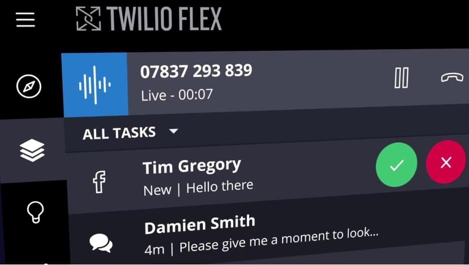 Twilio customer queue