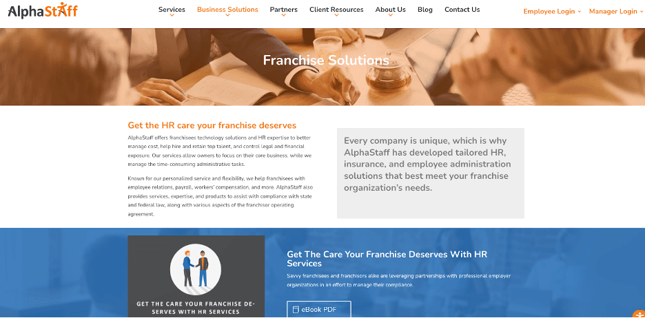 Alphastaff franchise