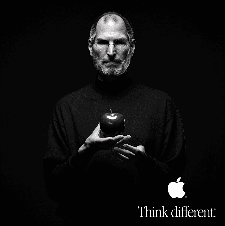 Think Different ad Steve Jobs
