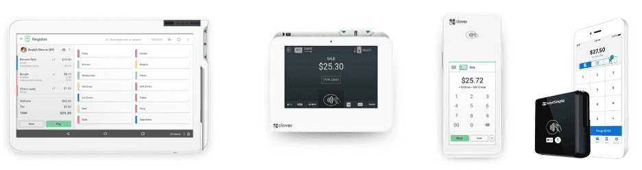 Merchant One Clover devices