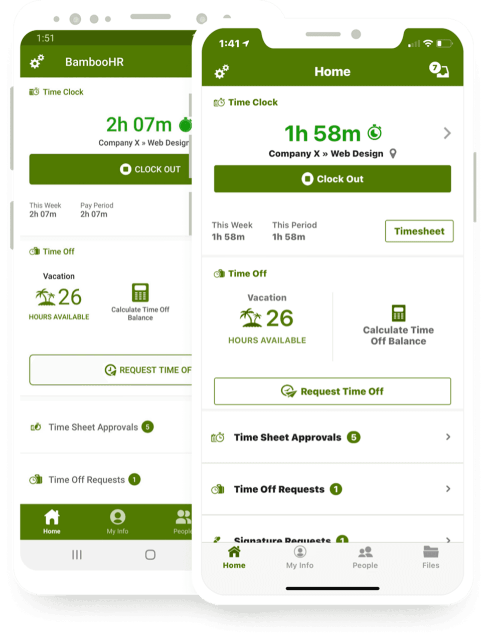 BambooHR mobile app