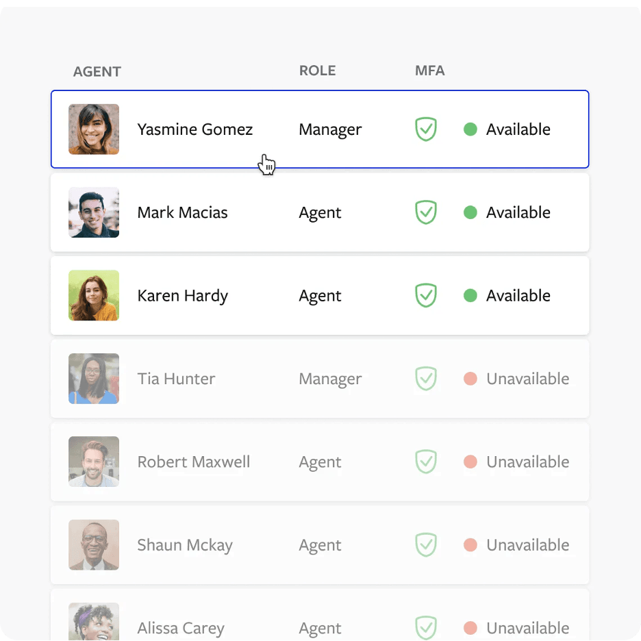 Textline department members