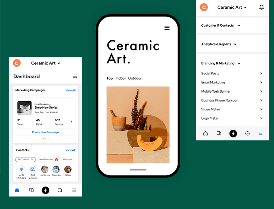 Wix owner app