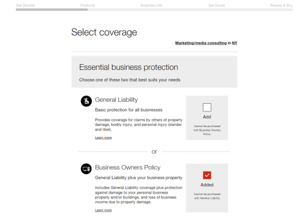 Hiscox quote