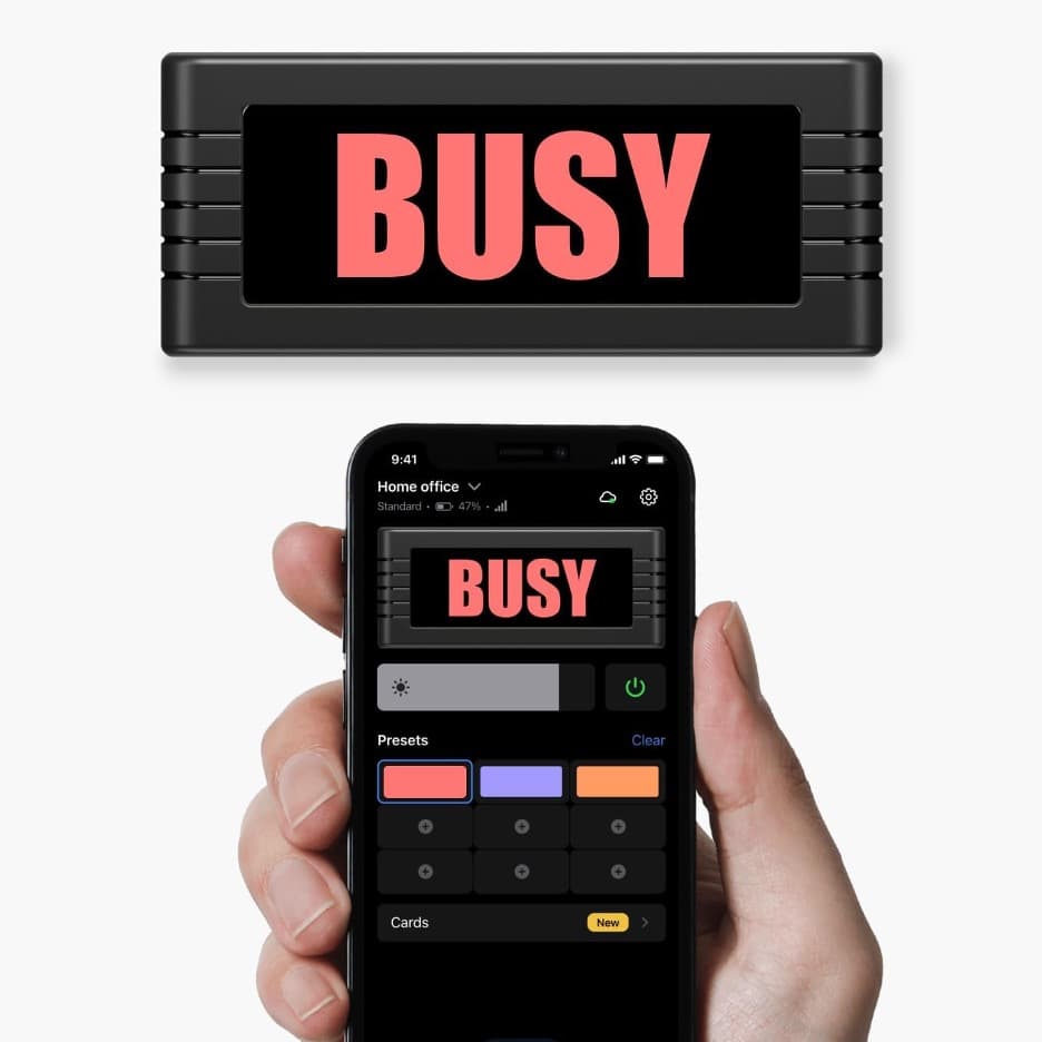 Busybox do not disturb sign