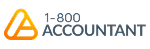 1-800 accountant logo