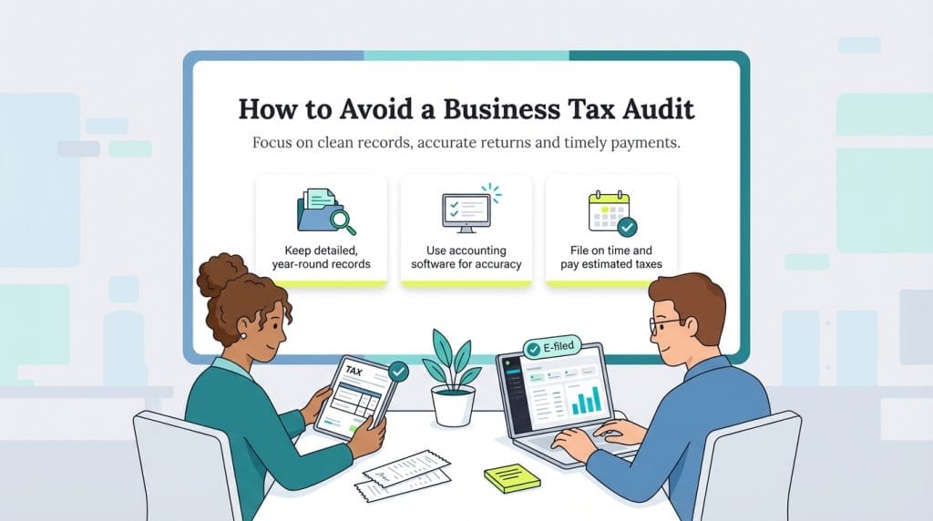 avoinding tax audit graphic