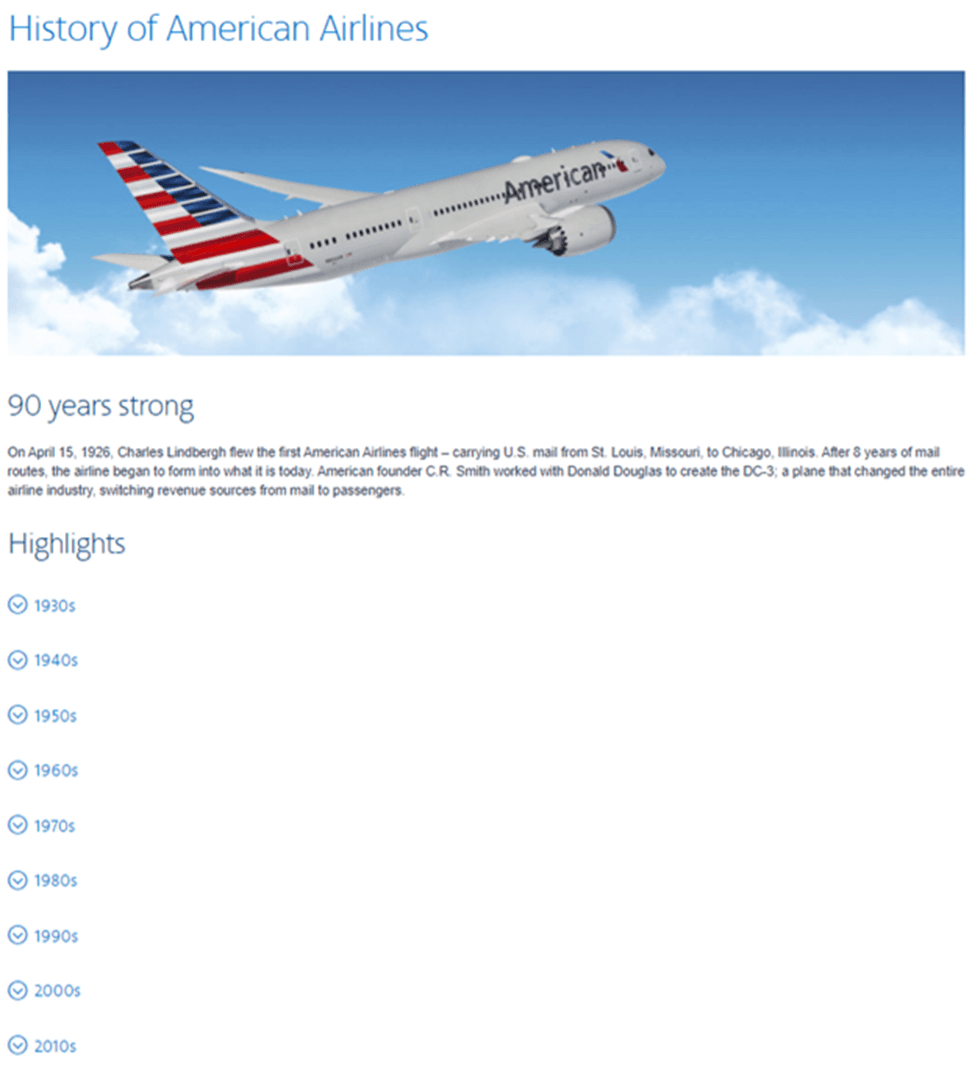 American Airlines About Us