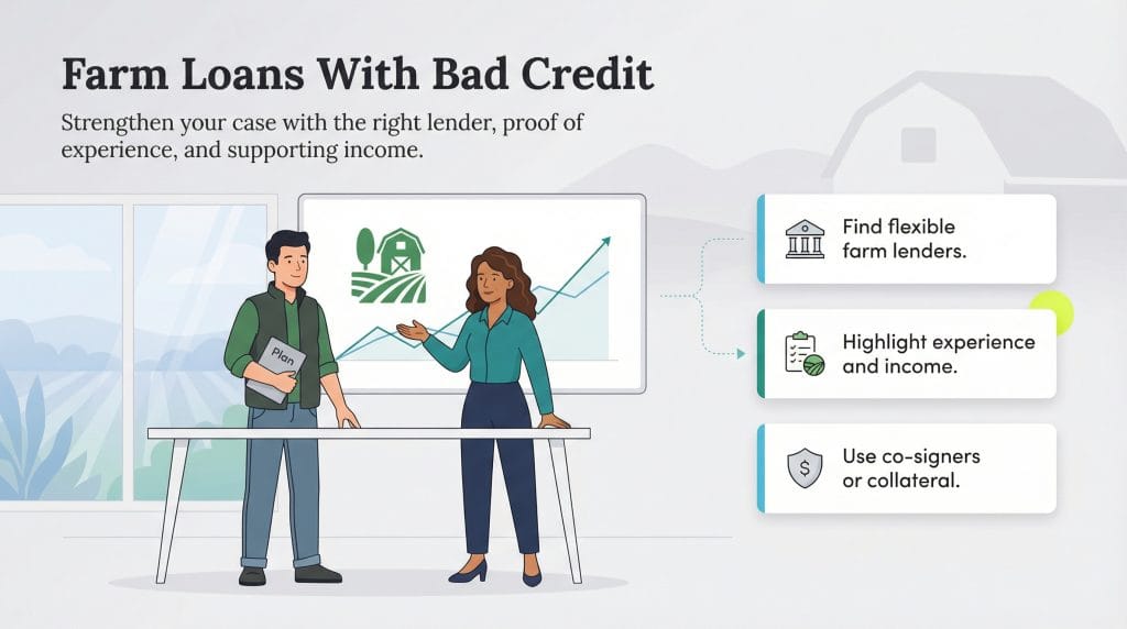 farm loan with bad credit