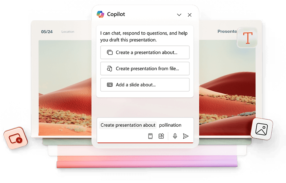 PowerPoint CoPilot AI chatbot