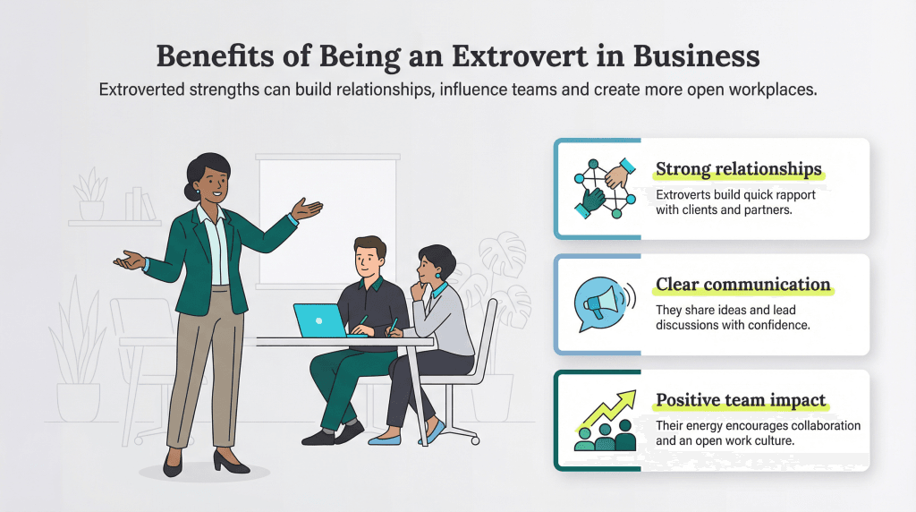 benefits of being an extrovert in business