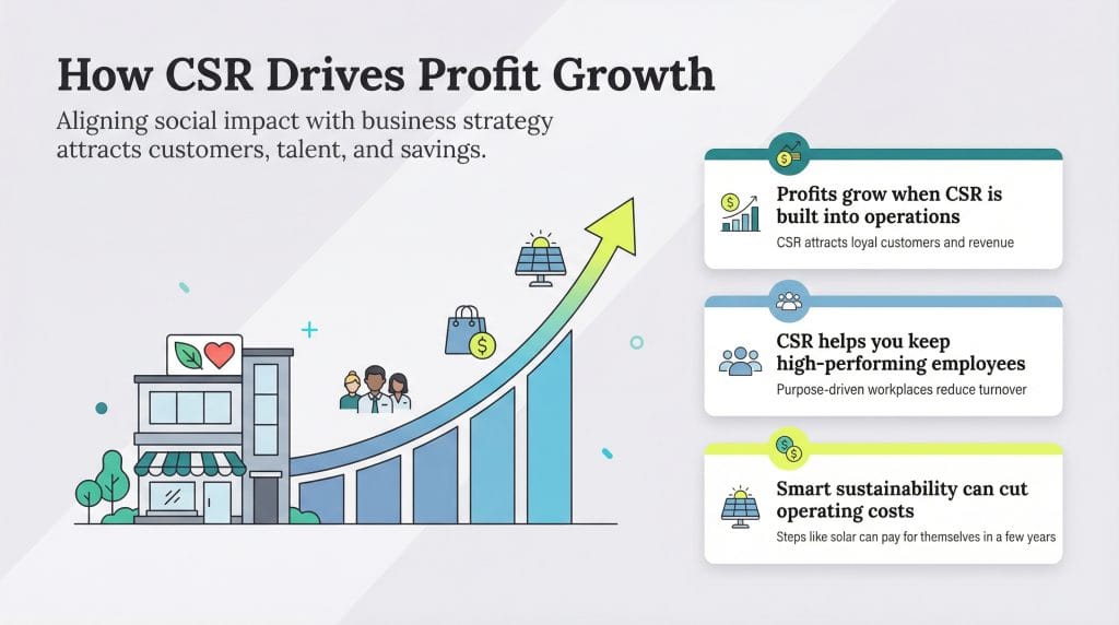CSR drive profits growth