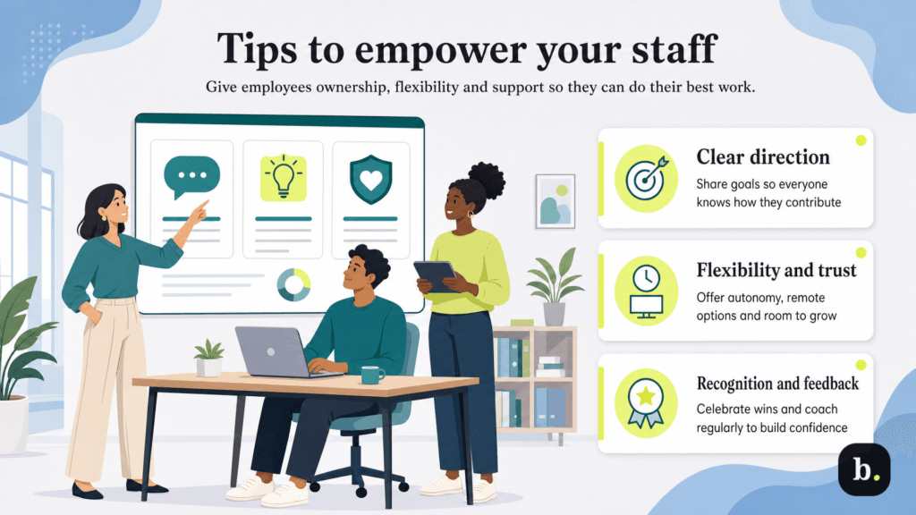 tips to empower your staff
