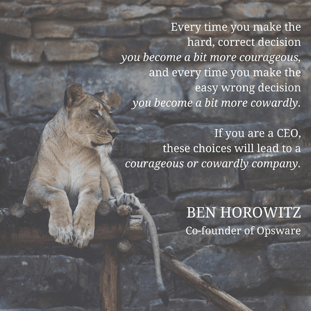 Ben Horowitz quote