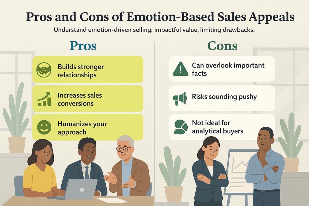 Emotion-based sales pros and cons