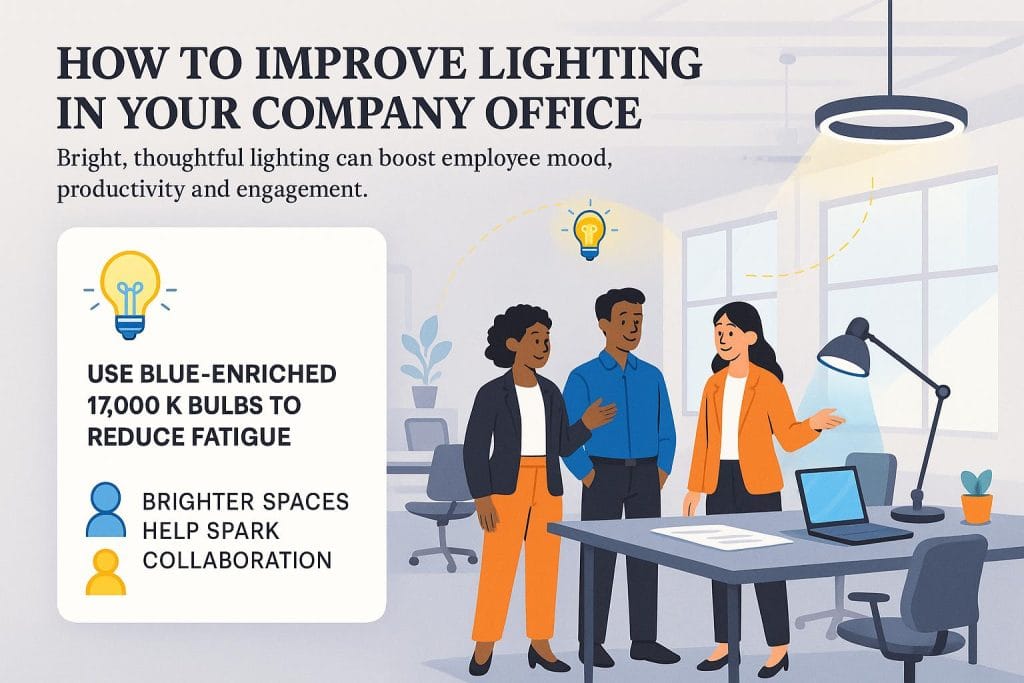 office lighting graphic