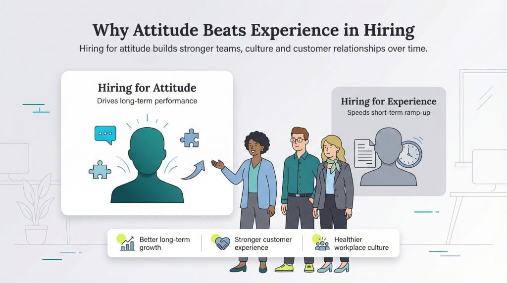 attitude vs. experience