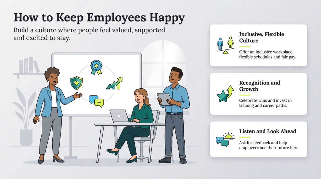 how to keep employees happy