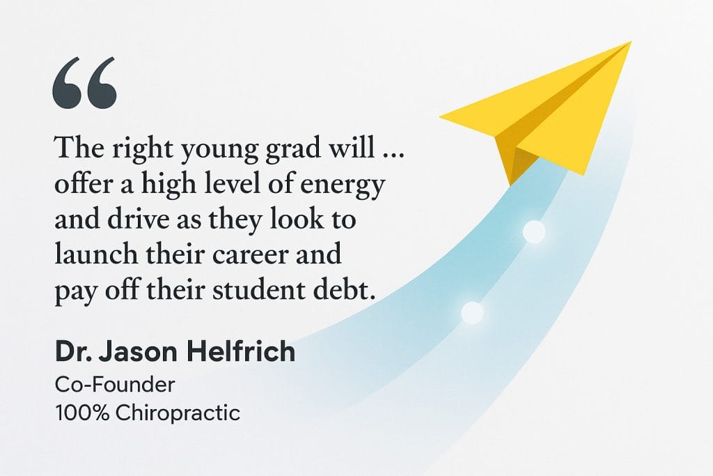 Young grad pull quote