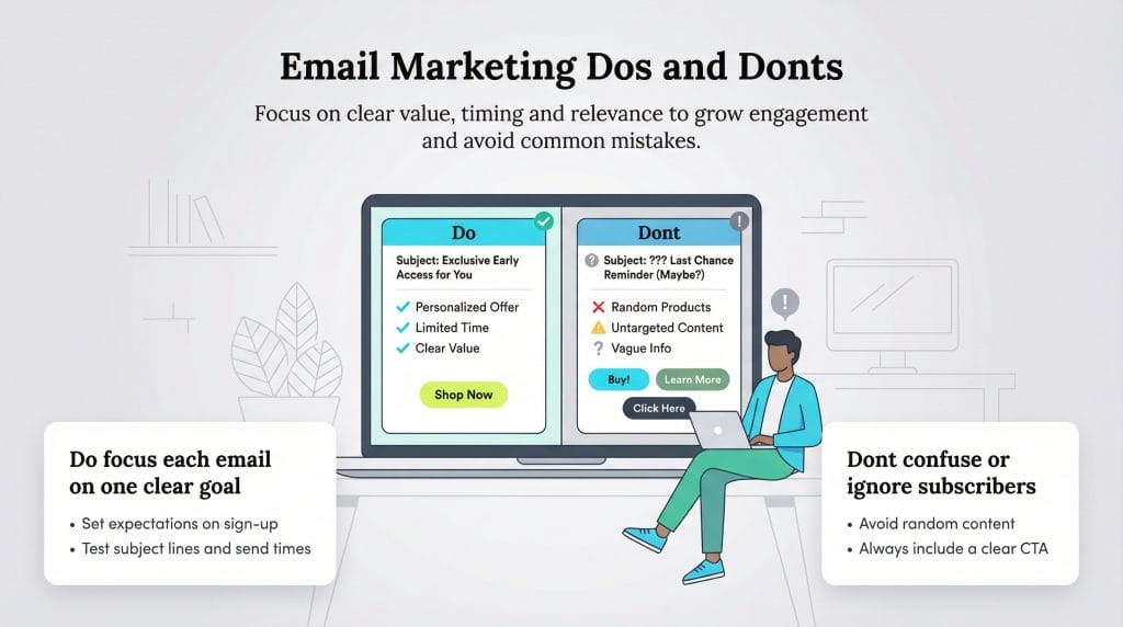 Email marketing dos and don'ts