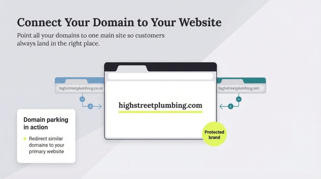 connecting a domain name to your website