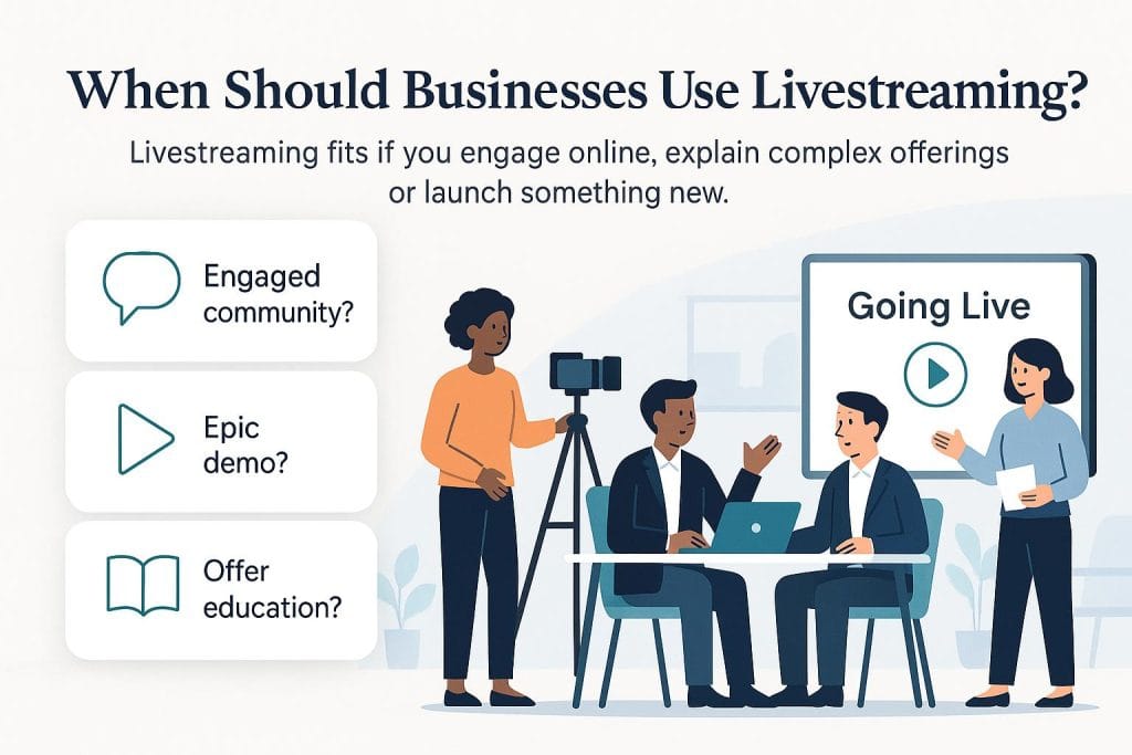 Livestreaming graphic