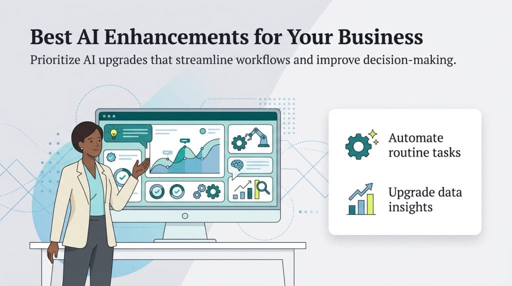 AI enhancements graphic