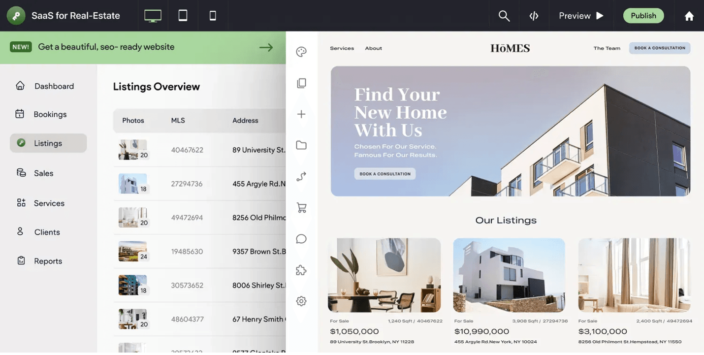 Duda website builder platform