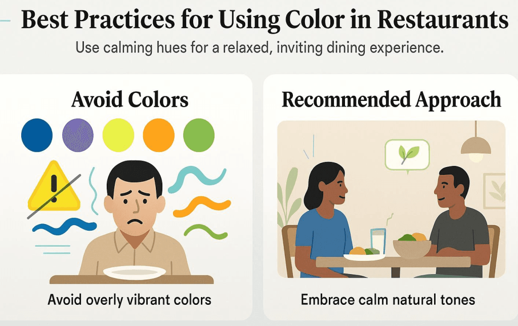 Restaurant color design