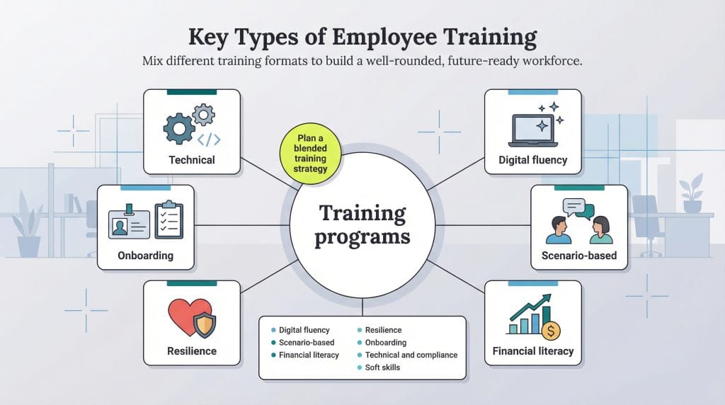 Key types of employee training
