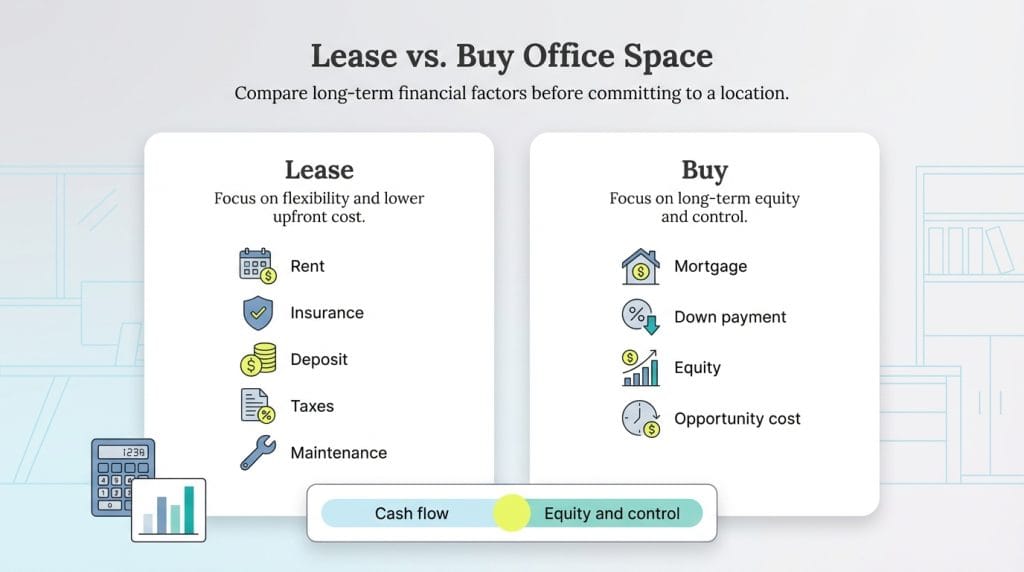 lease vs. buying office space