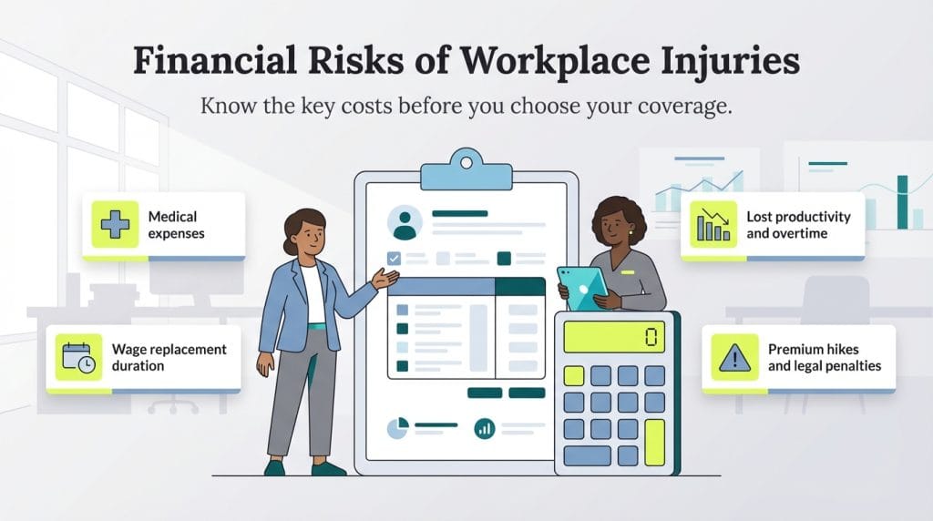 financial risks of workers comp