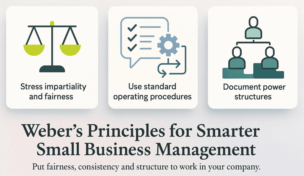 Max Weber principles