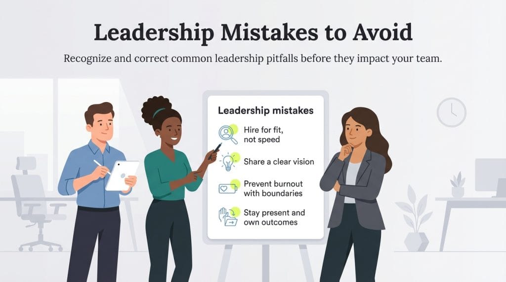 leadership mistakes