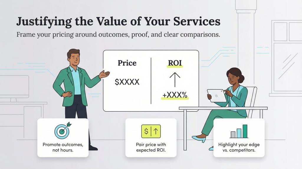 justifying the value of your services
