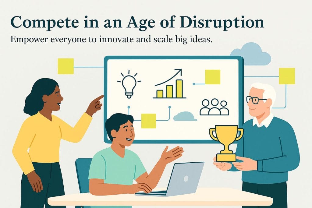 How to compete in age of disruption graphic