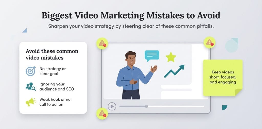 video marketing mistakes