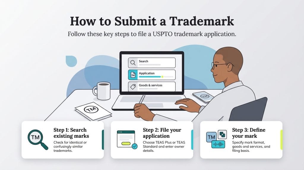 how to submit a trademark