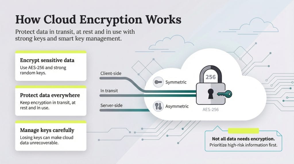 how cloud encryption works