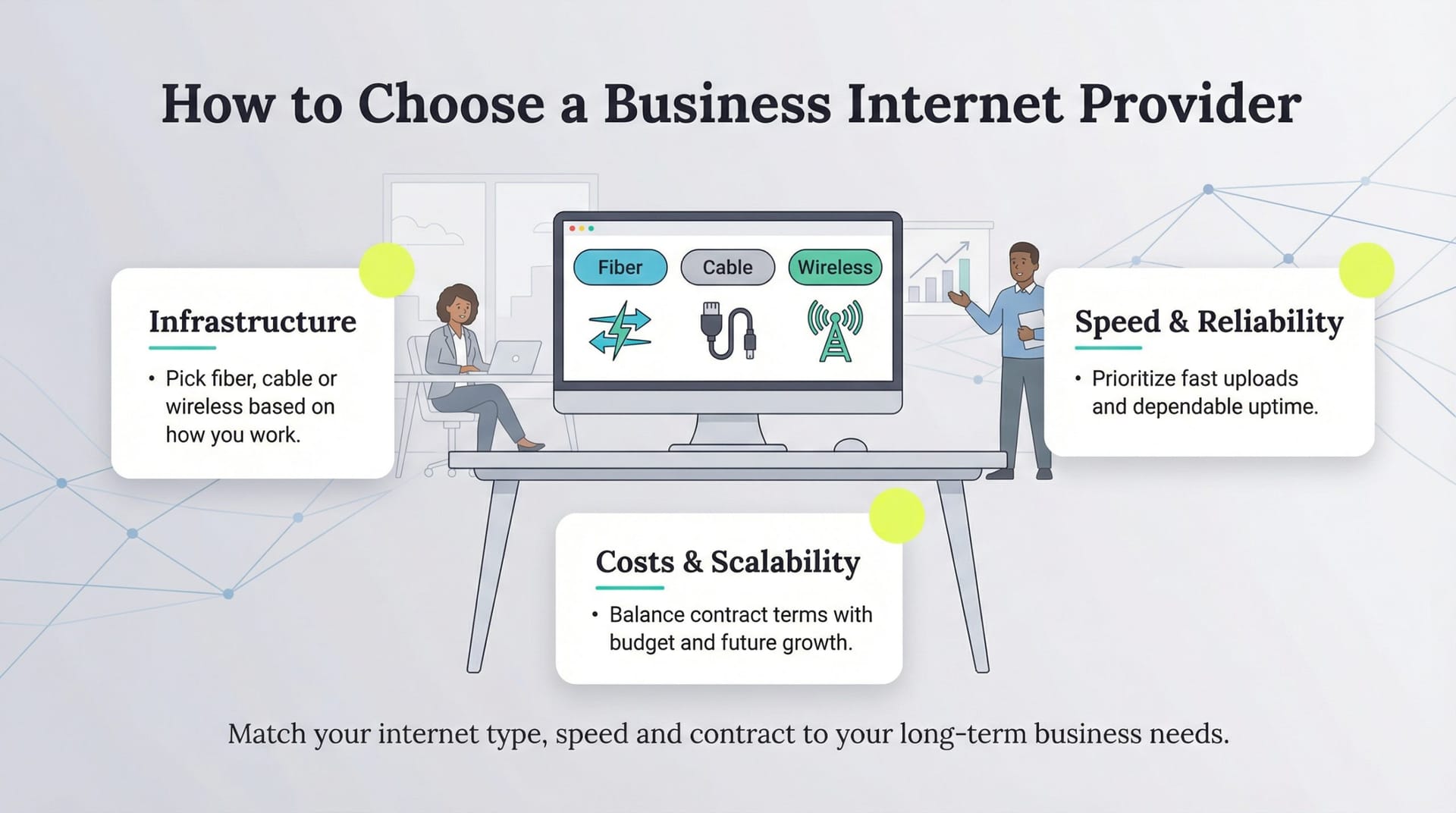 how to choose business internet
