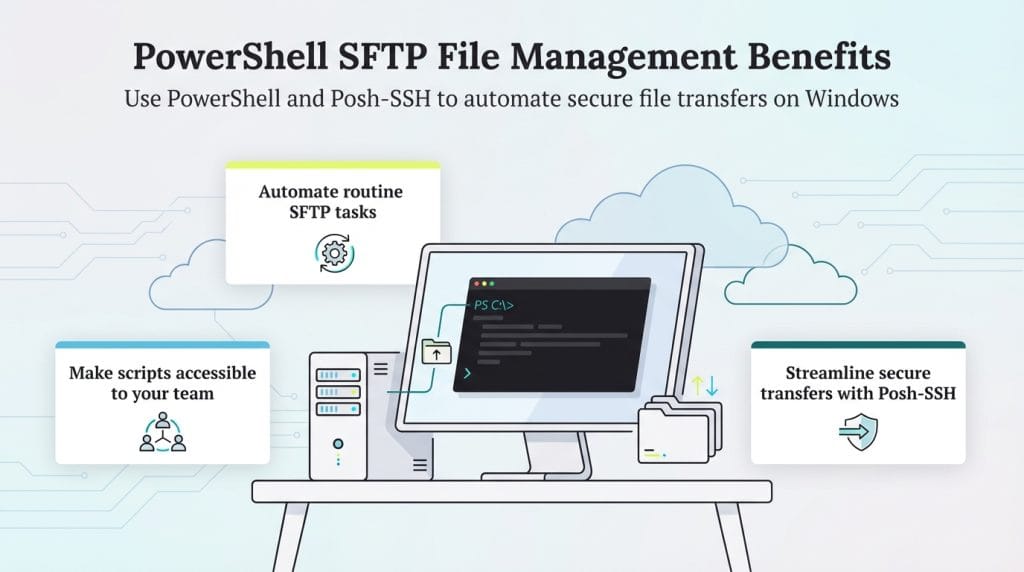 benefits of powershell sftp