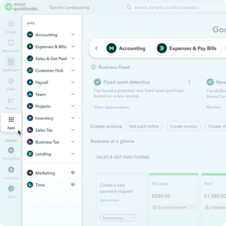  image of Quickbooks Intuit apps