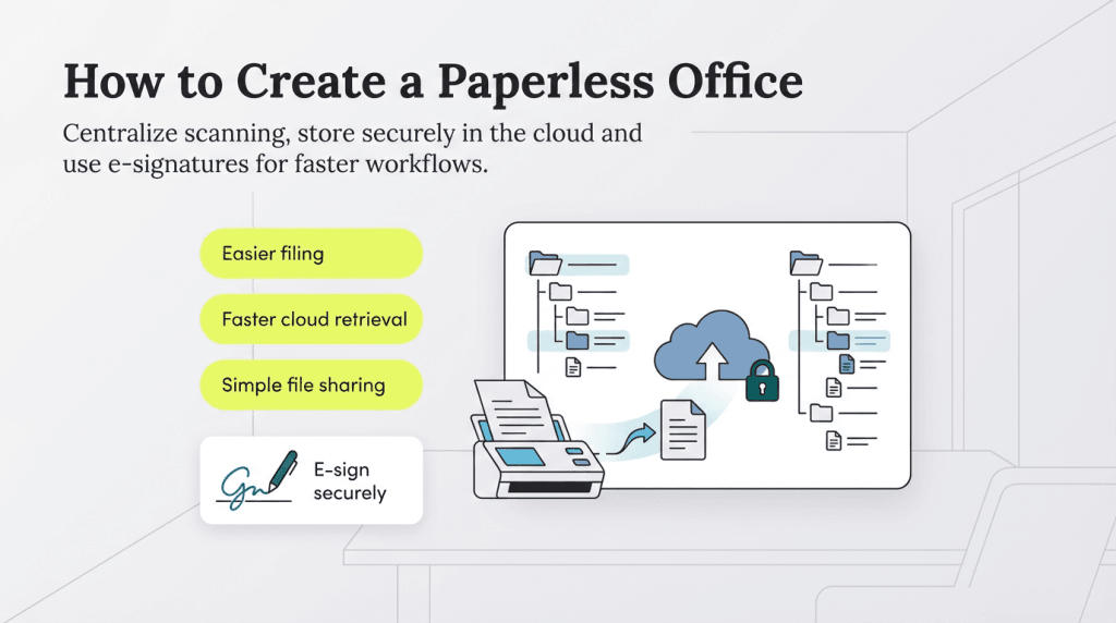 paperless office graphic