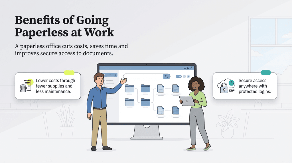 paperless office graphic