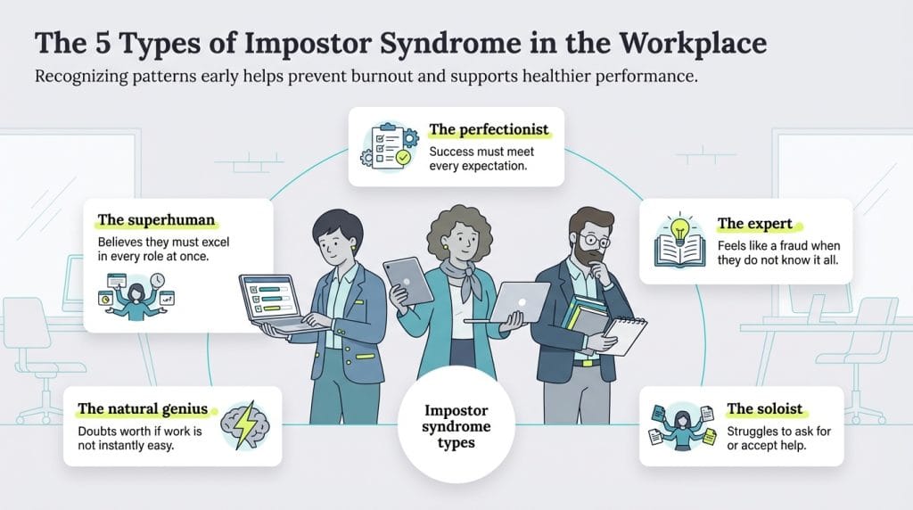 5 types of imposter syndrome