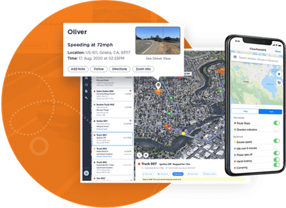 ClearPathGPS map and mobile app