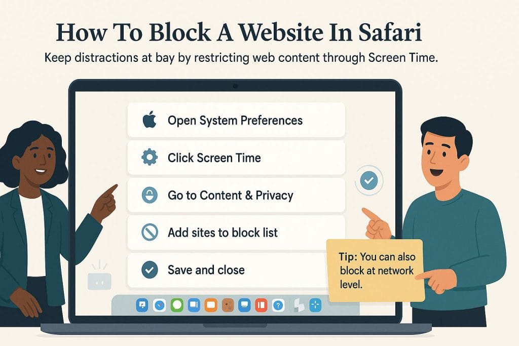 How to block website in Safari