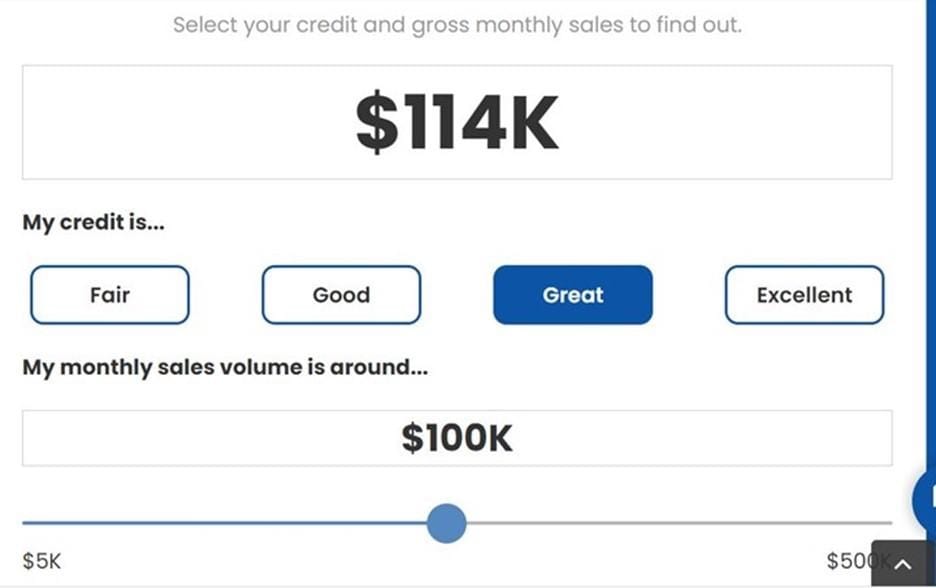 Rapid Finance calculator